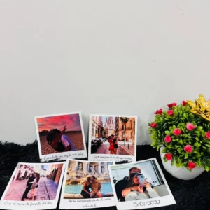 Fotos "Polaroid 9x9 centímetros con frases"​