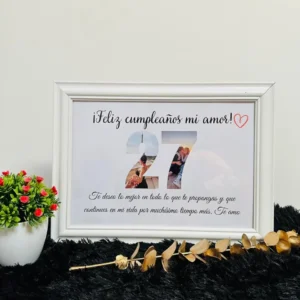 Cuadro A4 "2 números"